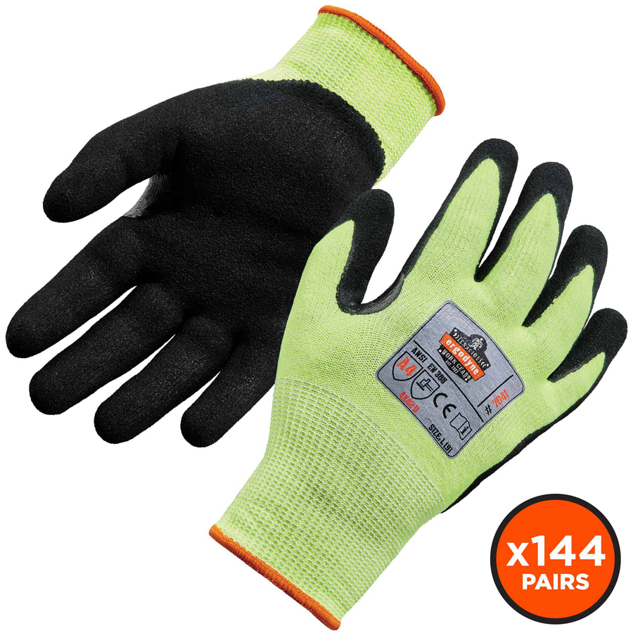 ProFlex 7041 Hi-Vis Nitrile-Coated Level 4 Cut Gloves