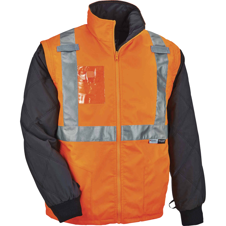 8287 Type R Class 2 Hi-Vis Jacket w/ Removable Sleeves