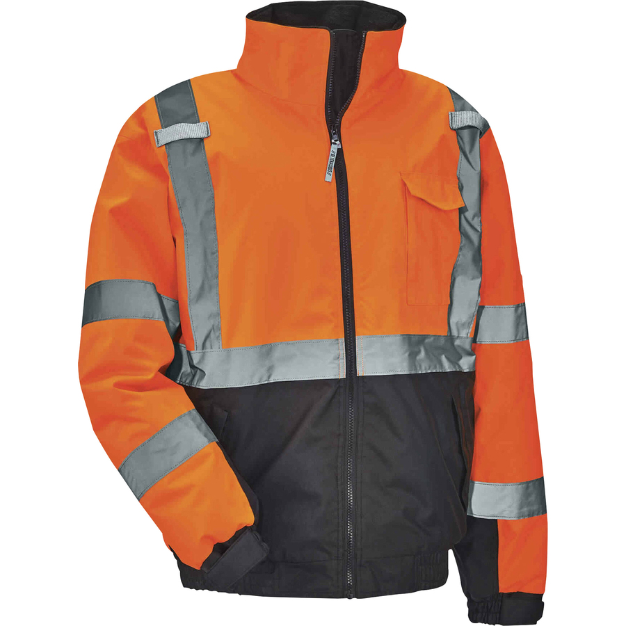 8377 Type R Class 3 Hi-Vis Quilted Bomber Jacket