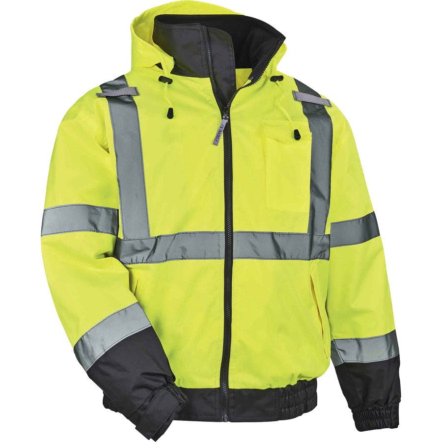 8379 Type R Class 3 Hi-Vis Fleece Lined Bomber Jacket