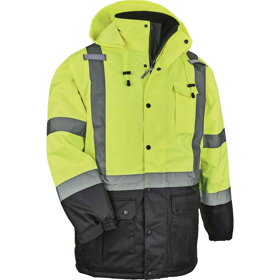 8384 Type R Class 3 Hi-Vis Quilted Thermal Parka