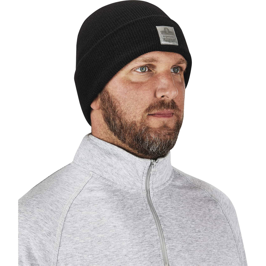 6806 Cuffed Rib Knit Beanie Hat