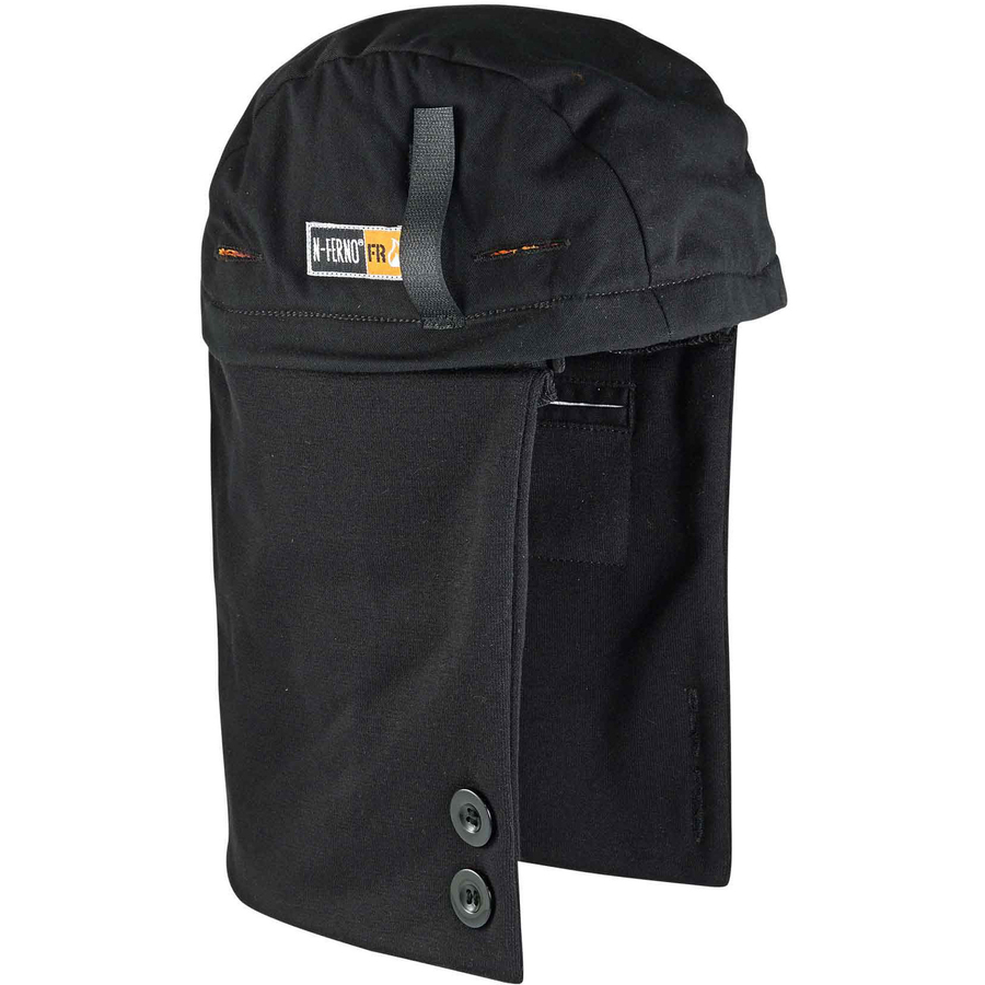 6885 FR Winter Hard Hat Liner - 2-layer, Zip-Off Cap, Modacrylic/Cotton