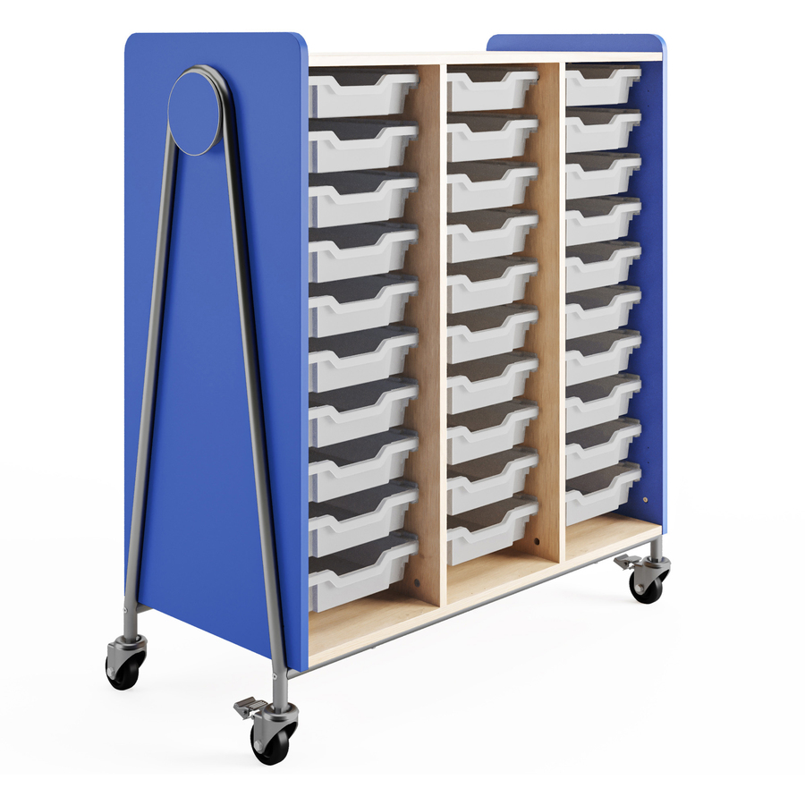 Whiffle Typical Triple Rolling Storage Cart