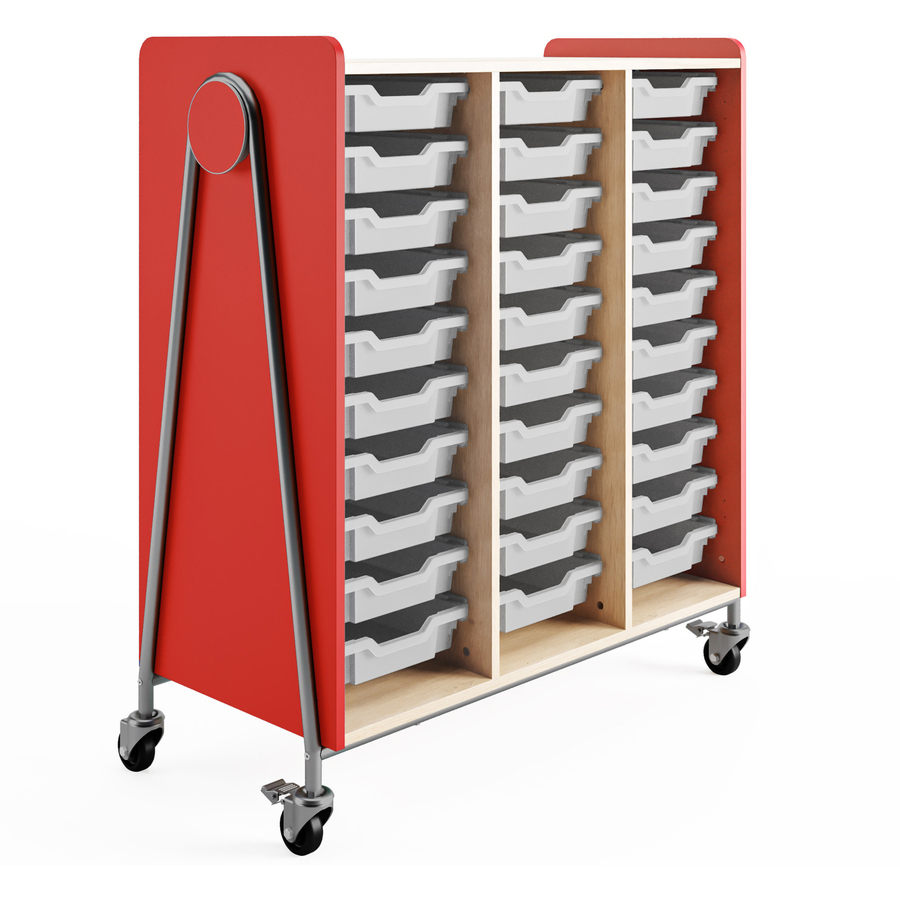 Whiffle Typical Triple Rolling Storage Cart