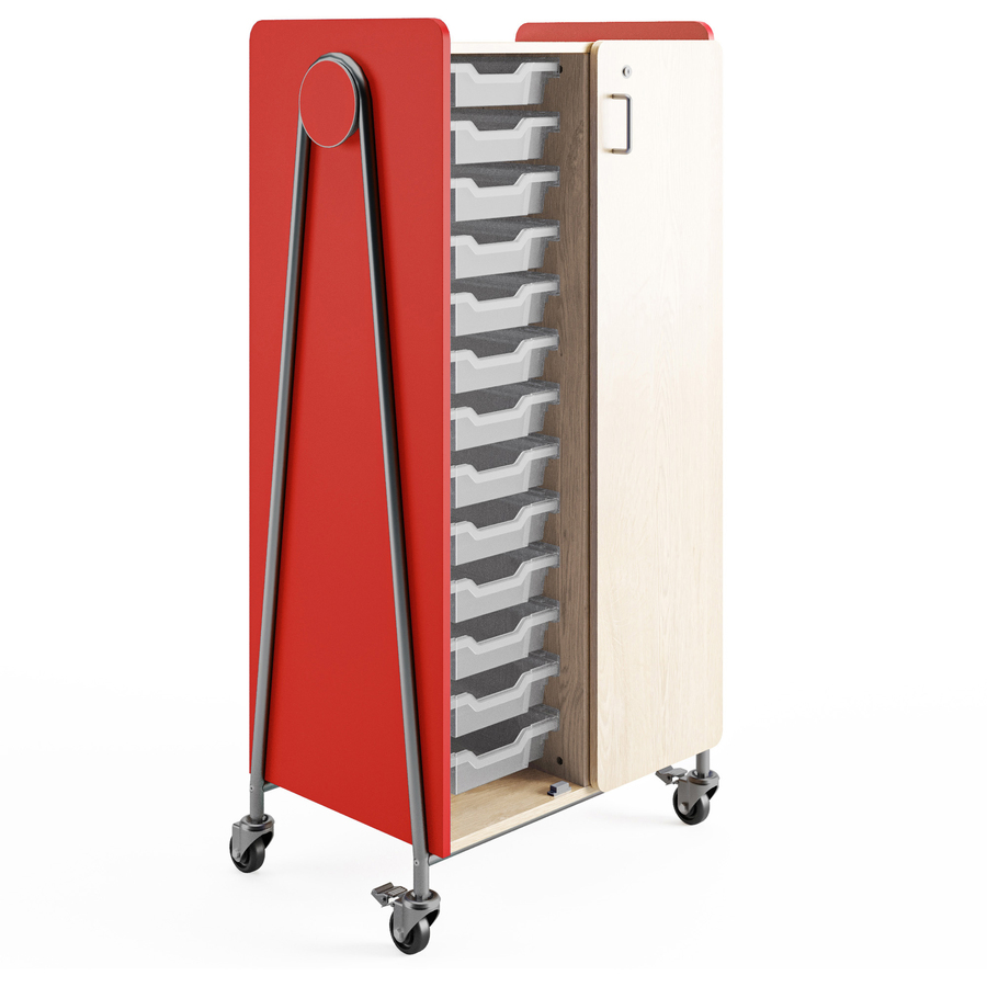 Whiffle Typical Double Rolling Storage Cart