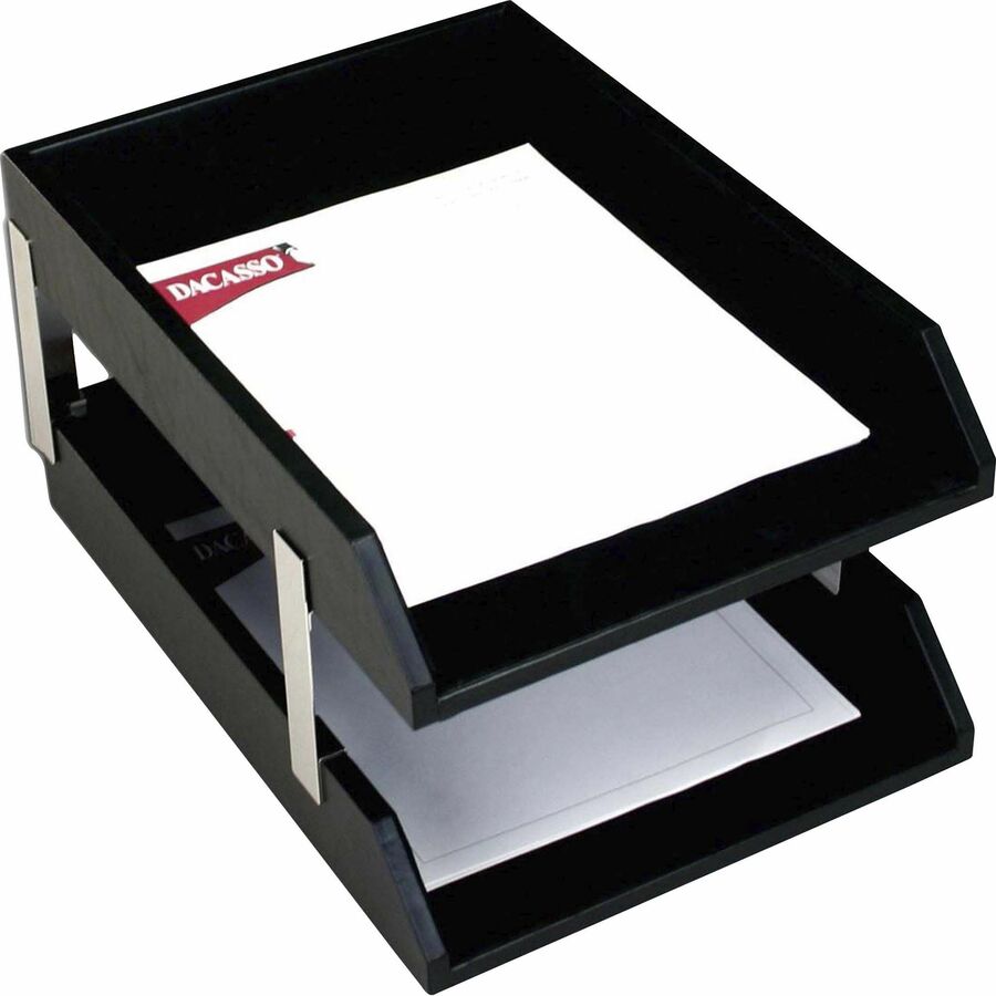 Classic Leather Double Legal Trays