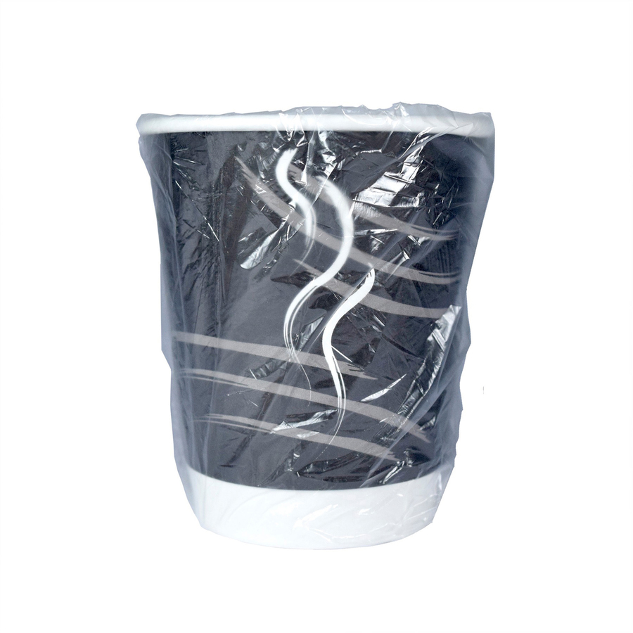 9 oz Double Wall Wrapped Hot Paper Cups