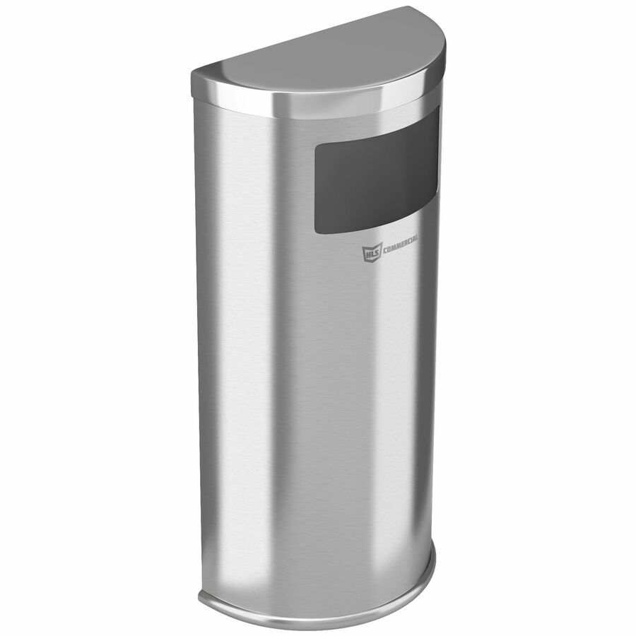 9-Gallon Half-Round Side-Entry Trash Can
