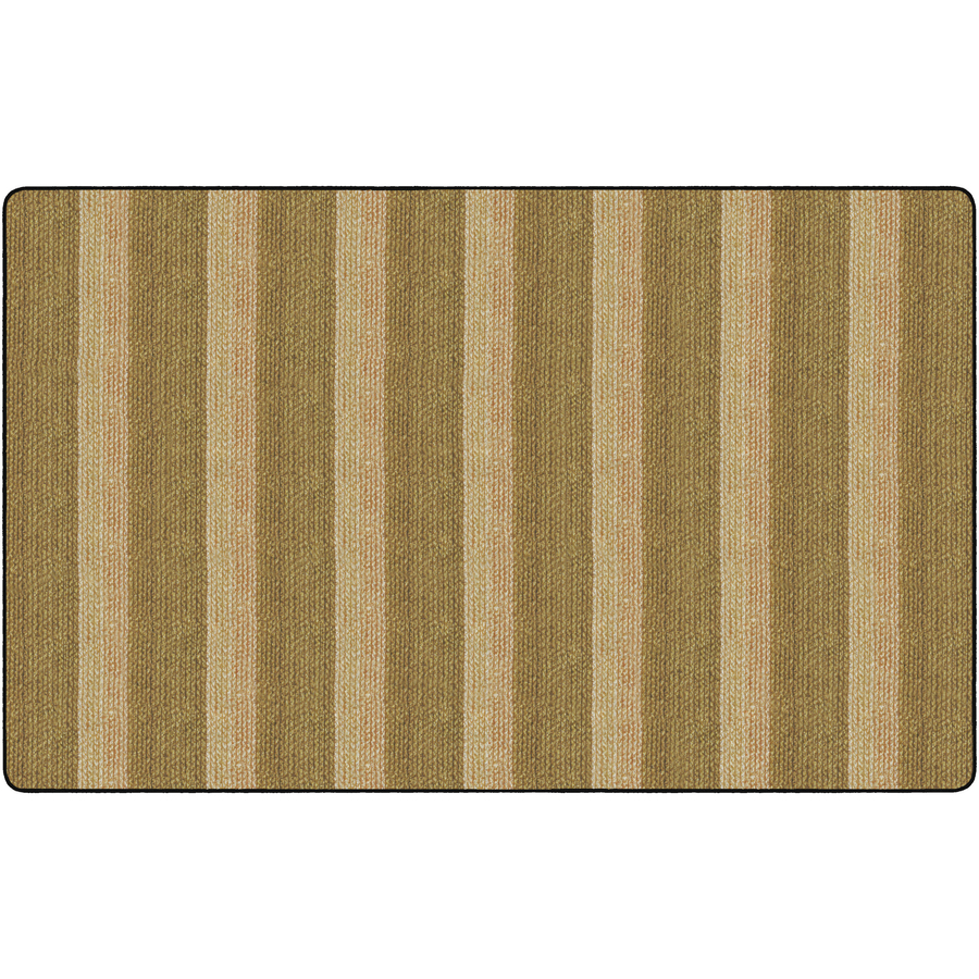 Basketweave Stripes Classroom Rug