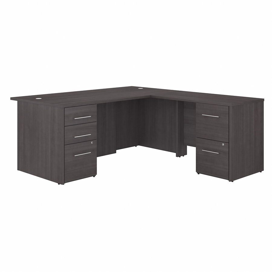 Office 500 Storm Gray Desk