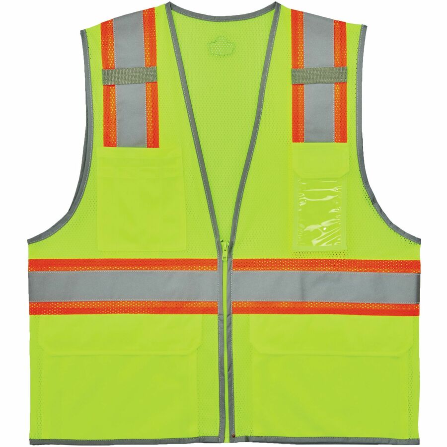 8246Z 2-Tone High-Visibility Safety Vest