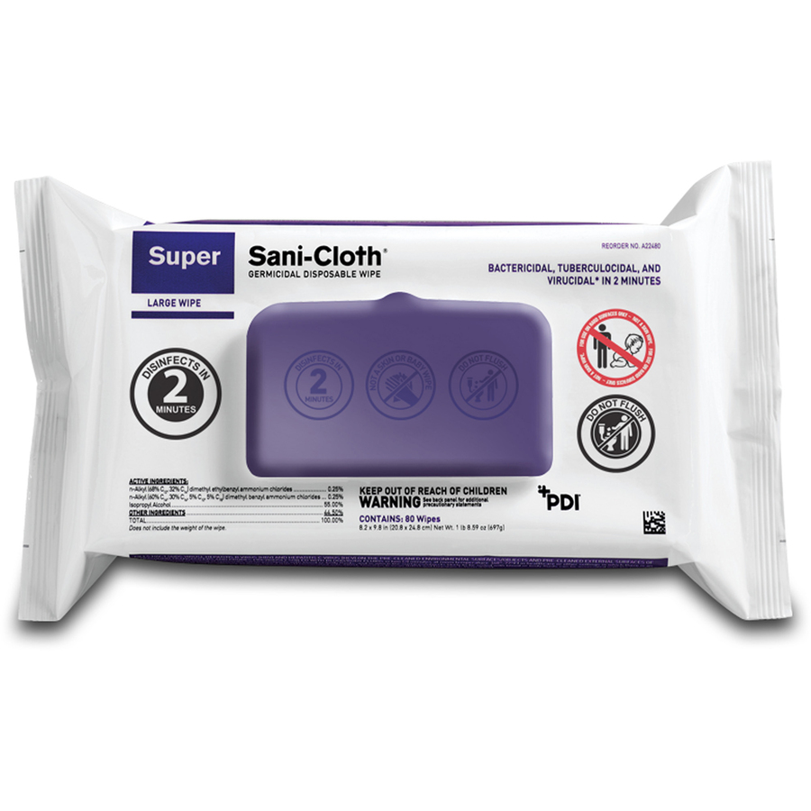HC Super Sani-Cloth Germicidal Disposable Wipe