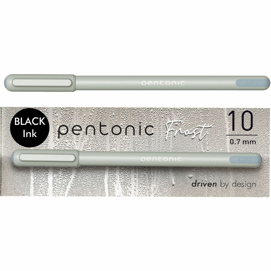Frosted Barrel Ballpoint Pens