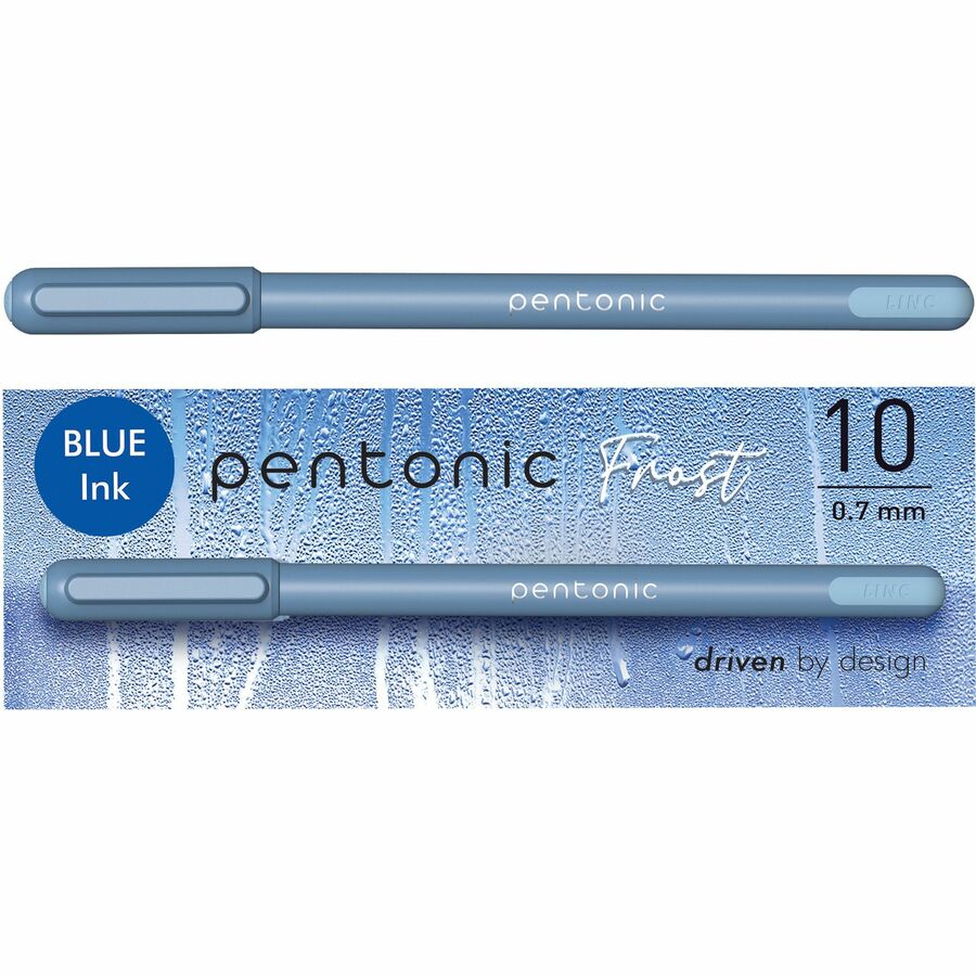Frosted Barrel Ballpoint Pens