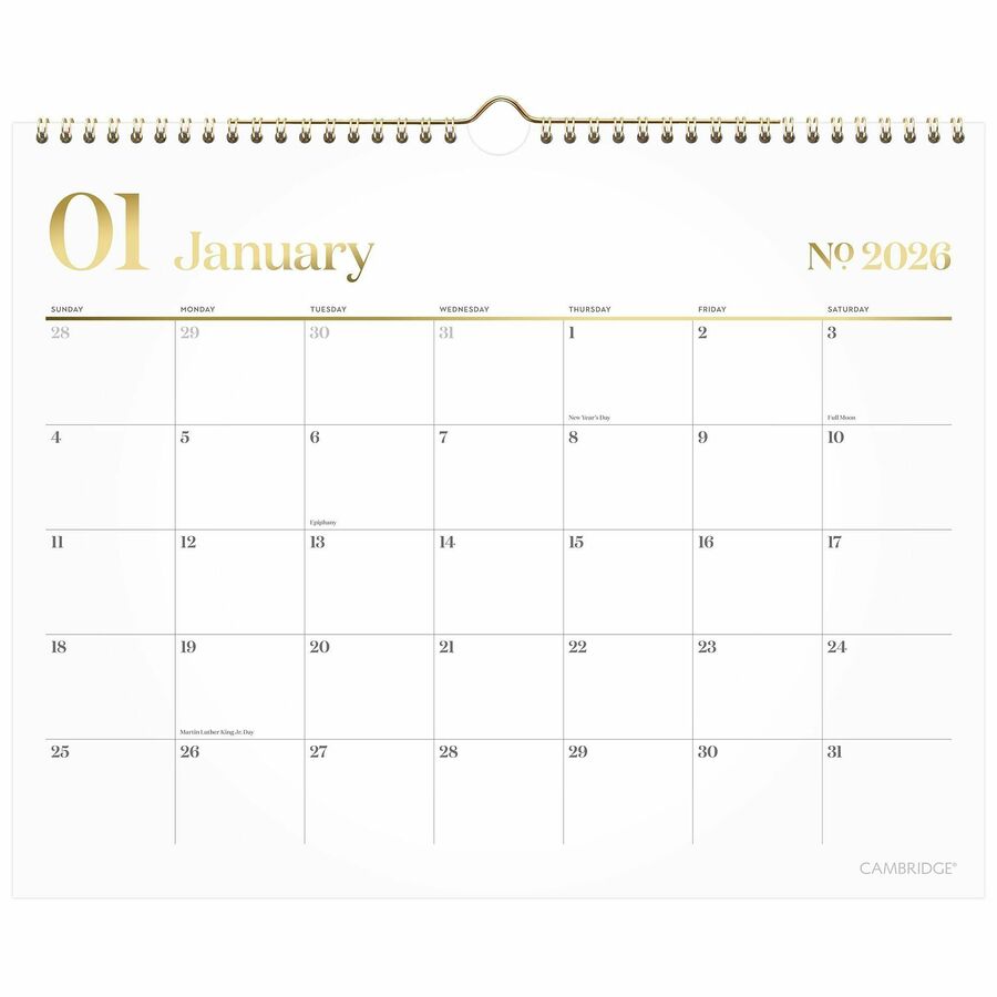 WorkStyle Wall Calendar