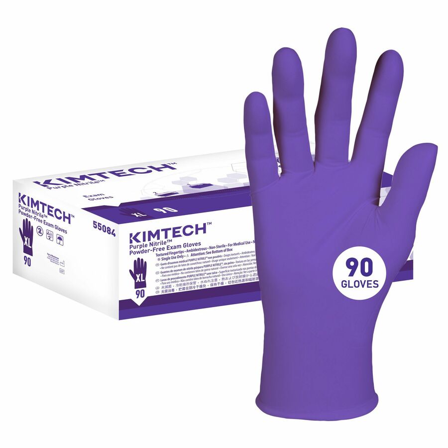 Purple Nitrile Exam Gloves