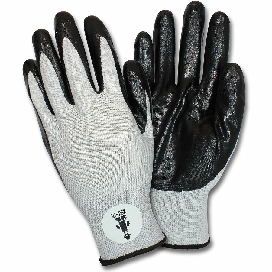 Safety Zone Knit Nitrile-Coated Gloves