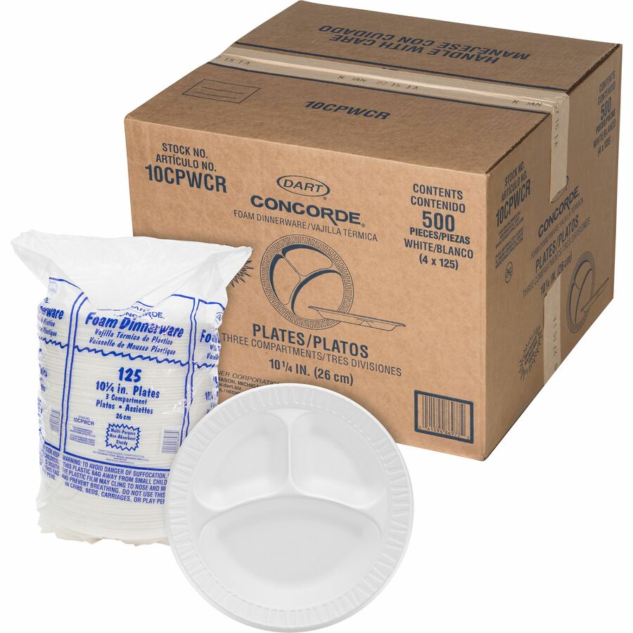 Concorde 10-1/4" Nonlaminated Foam Compartment Plates