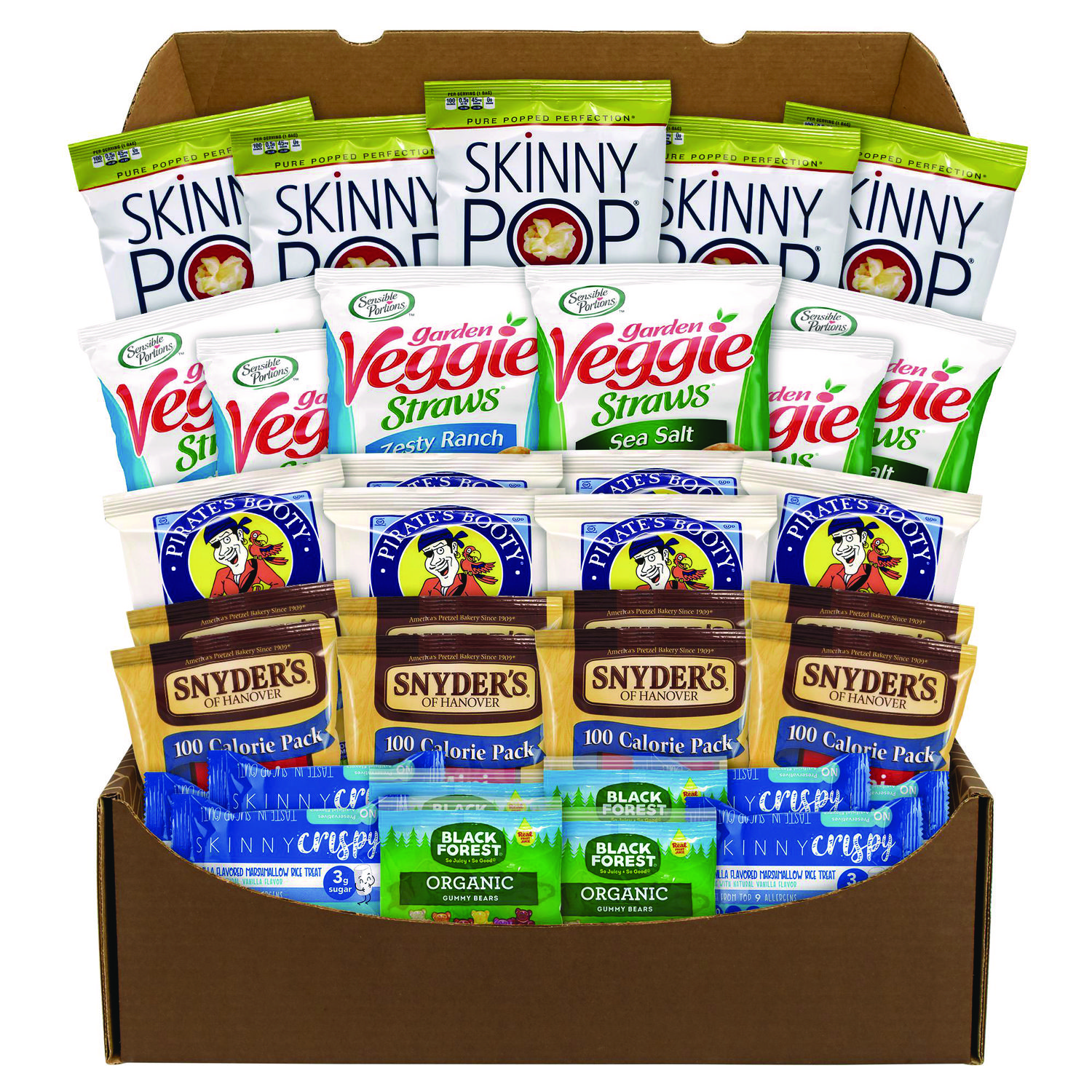 Healthy Snack Box, 37 Assorted Snacks/Box