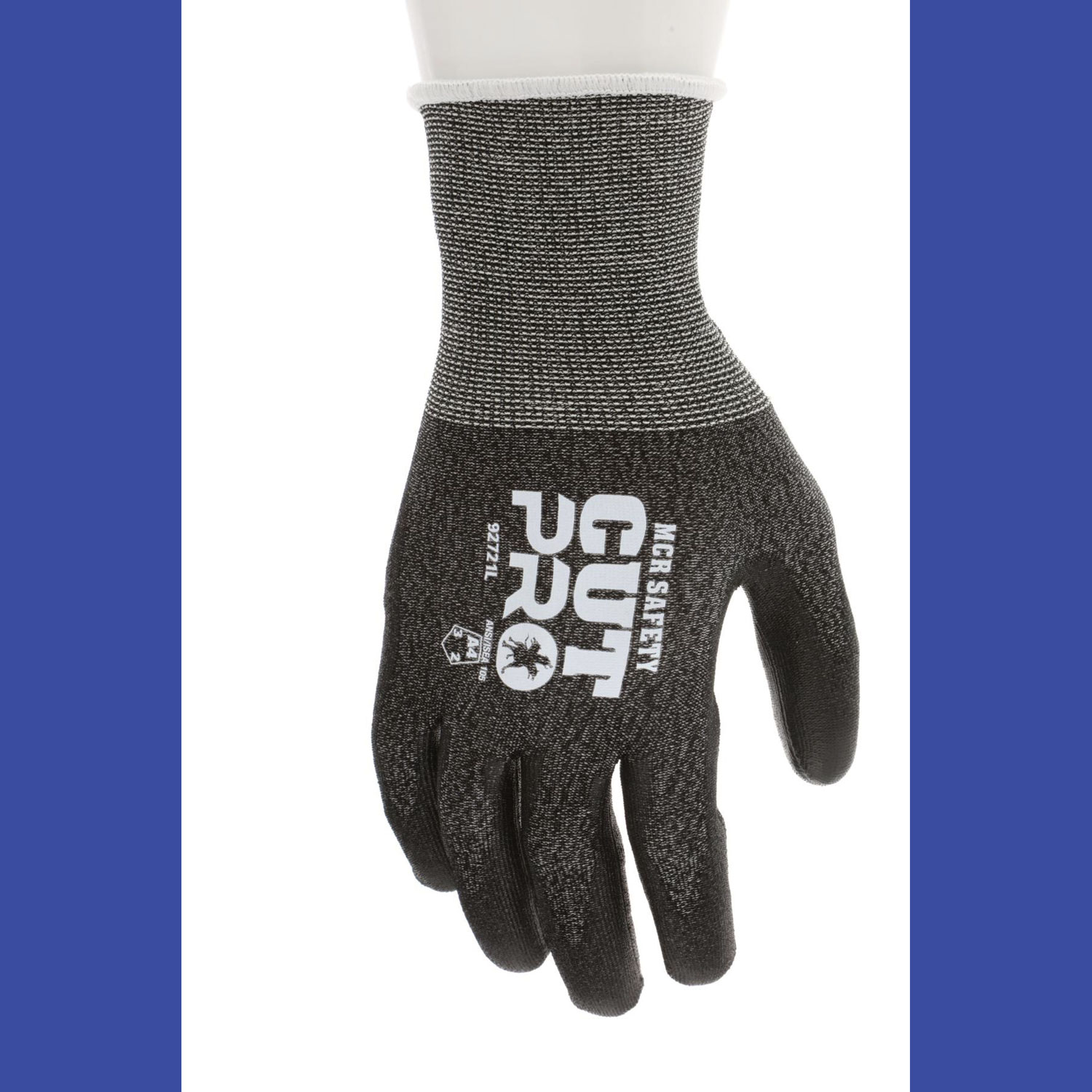 Cut Pro 92721 Gloves, 10" Long, Small, Black, 12 Pairs