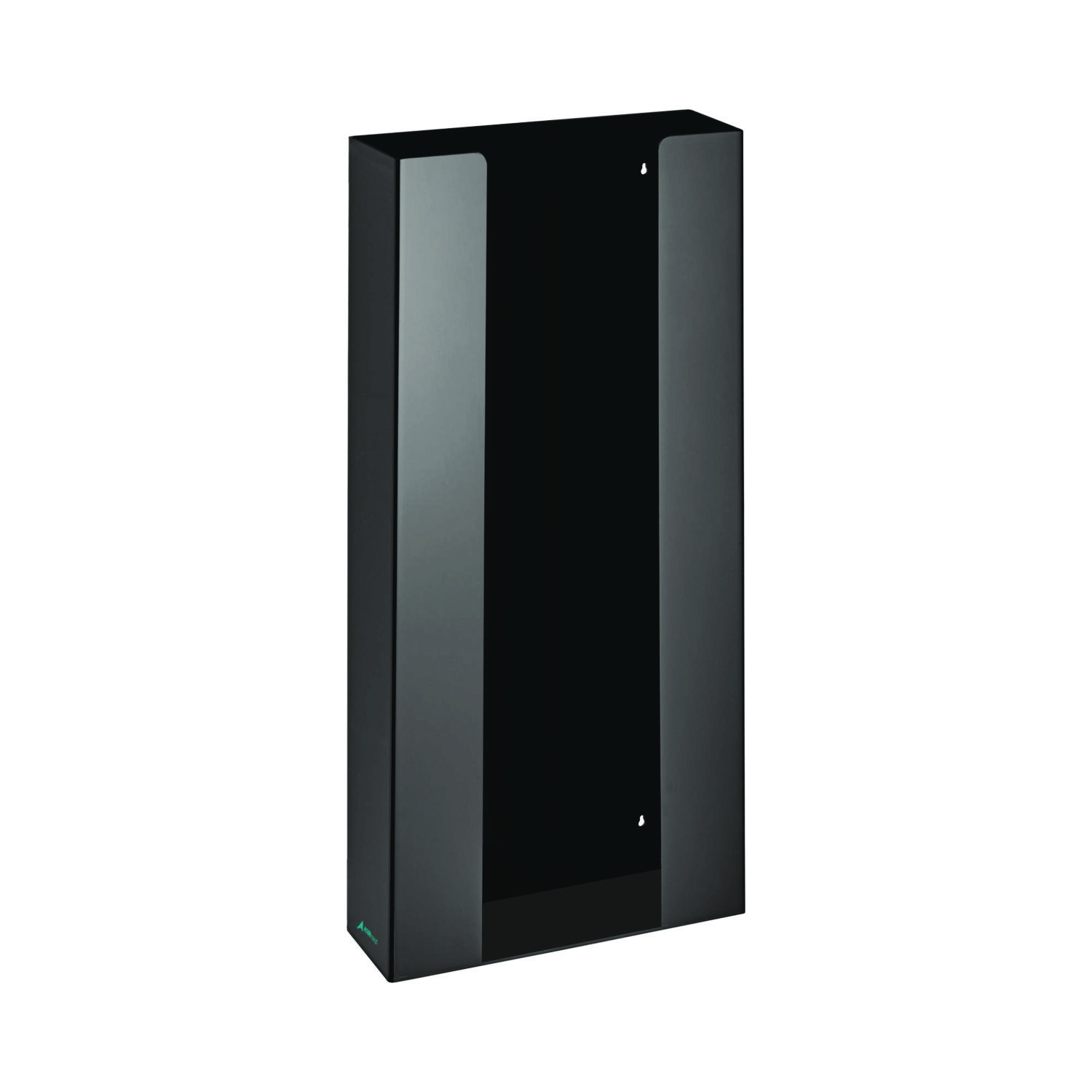 Acrylic Glove Dispenser, Quad Box Capacity, 10.2 x 3.5 x 21.1, Black