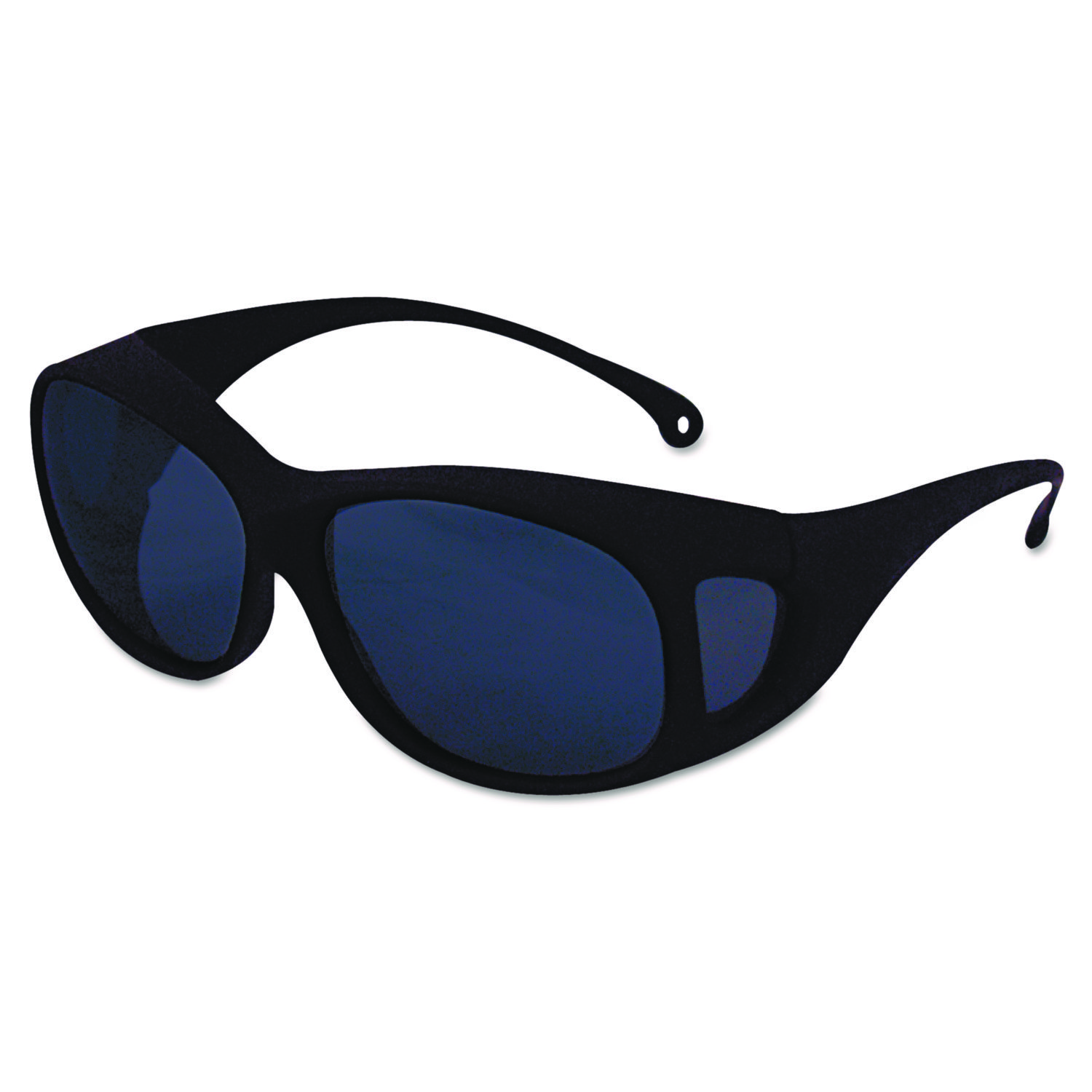 V50 OTG Safety Eyewear, Black Full Frame OTG, Blue Shade 5 VLT Dual Lens