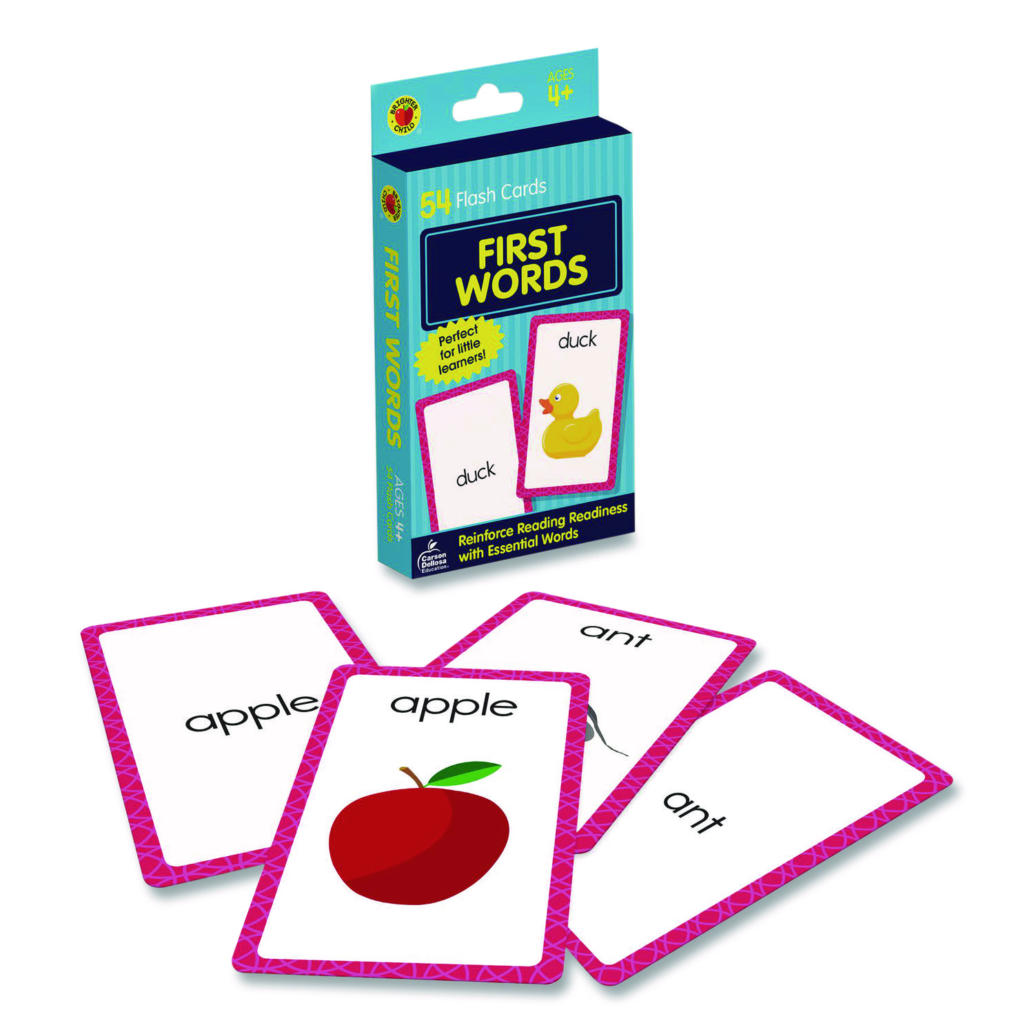 CDP0769647197 - First Words Flash Cards, Grades Pre-K to 1, 3.25