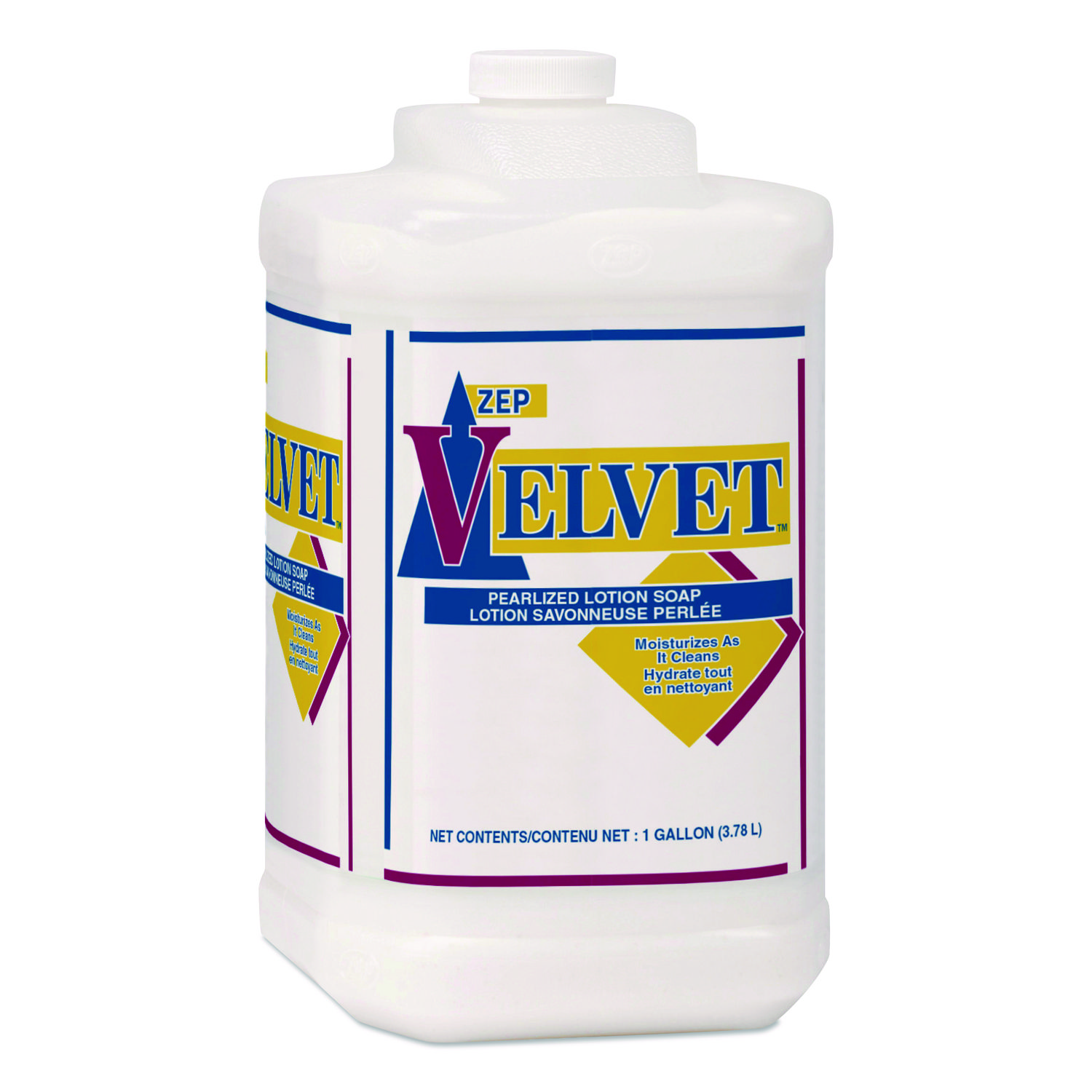 Velvet Lotion Soap, Pleasant Scent, 1 gal Bottle, 4/Carton