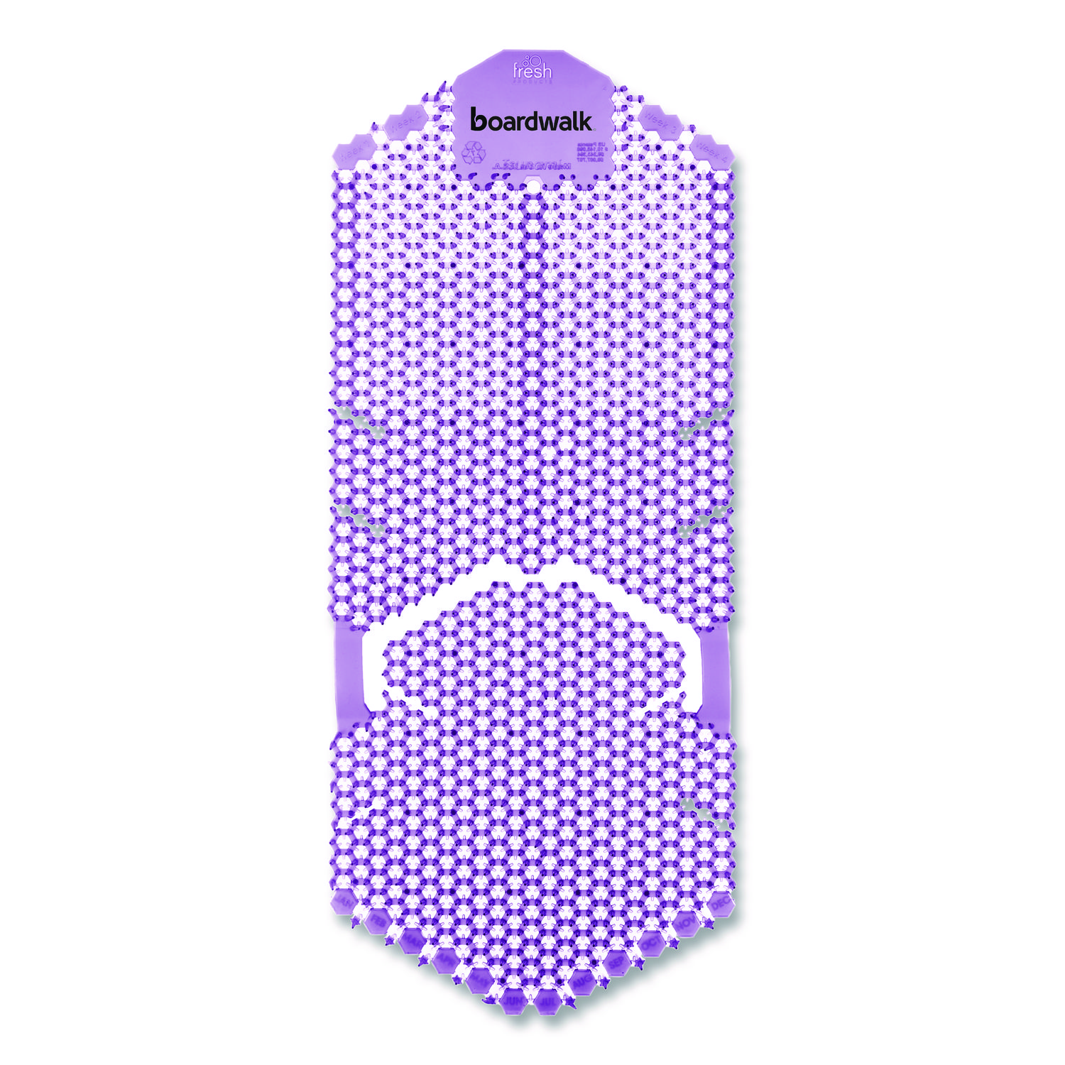 Vertical Urinal Screen, Lavender Scent, Purple, 5.22 oz, 6/Carton
