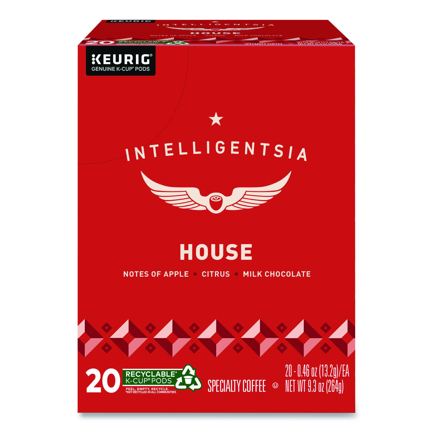 House Blend Coffee K-Cups, Light Roast, 20/Box
