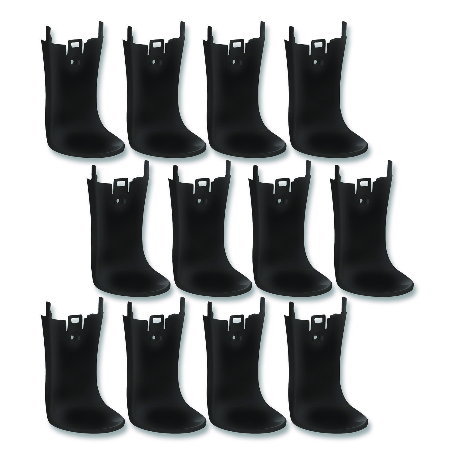 SHIELD Floor and Wall Protector for ADX and LTX Dispensers, Black, 12/Carton
