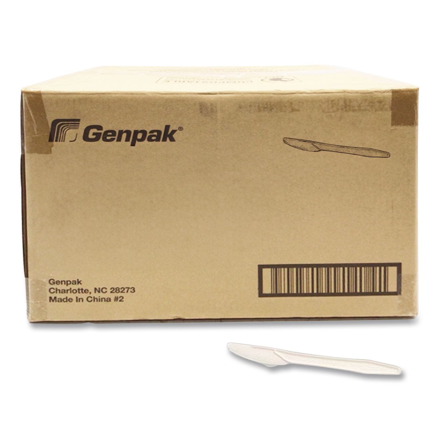 Harvest Fiber Knife, Lightweight, Plastic, White, 1,000/Carton