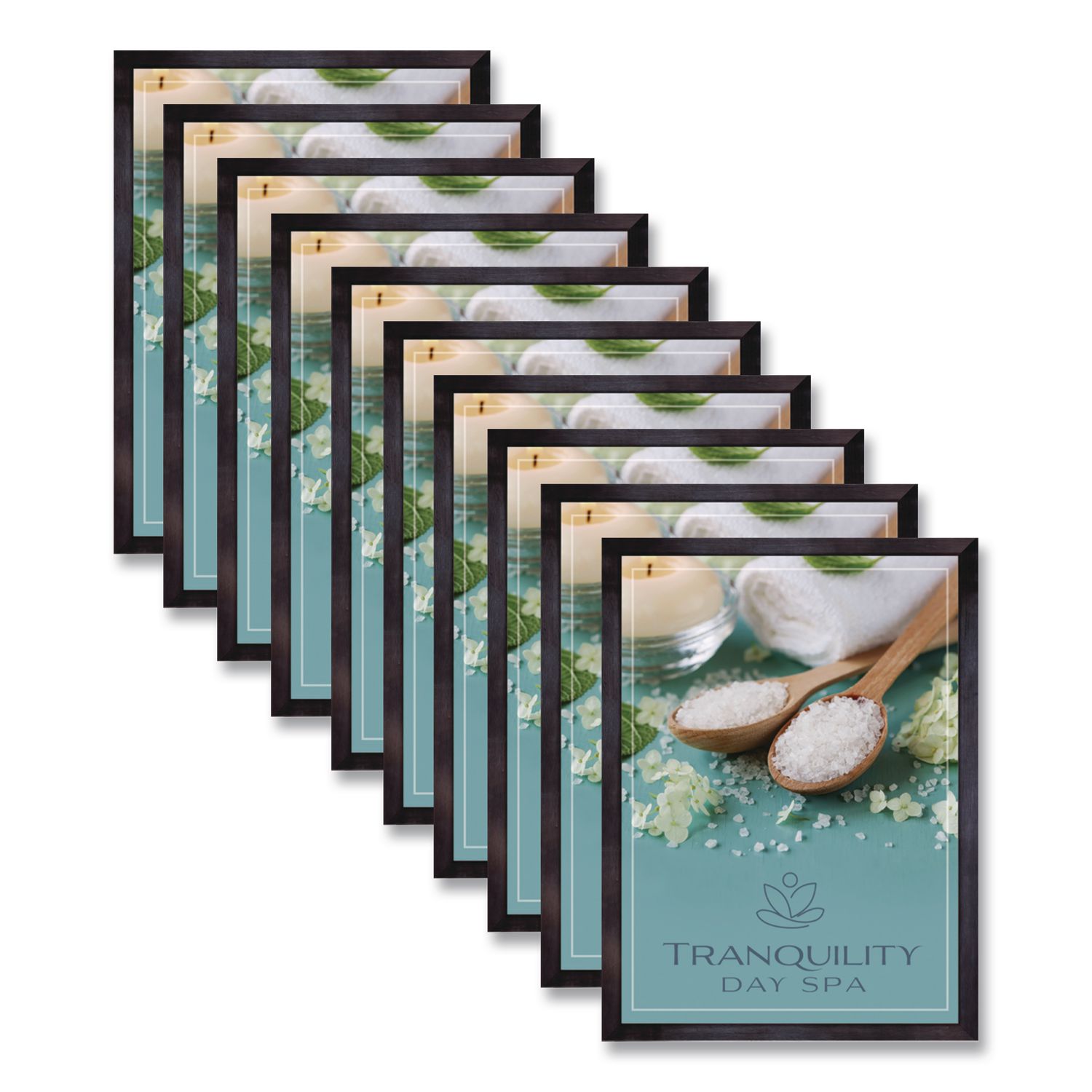 Poster Frame, MDF, 18 x 24 Insert, Black, 10/Pack