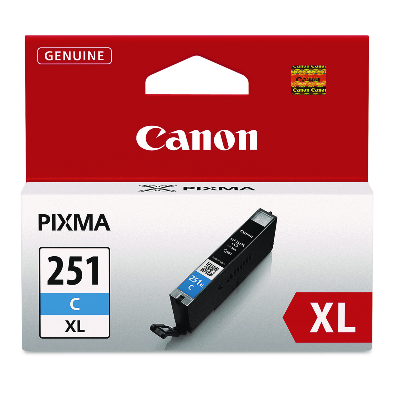 6449B001 (CLI-251XL) ChromaLife100+ High-Yield Ink, 695 Page-Yield, Cyan