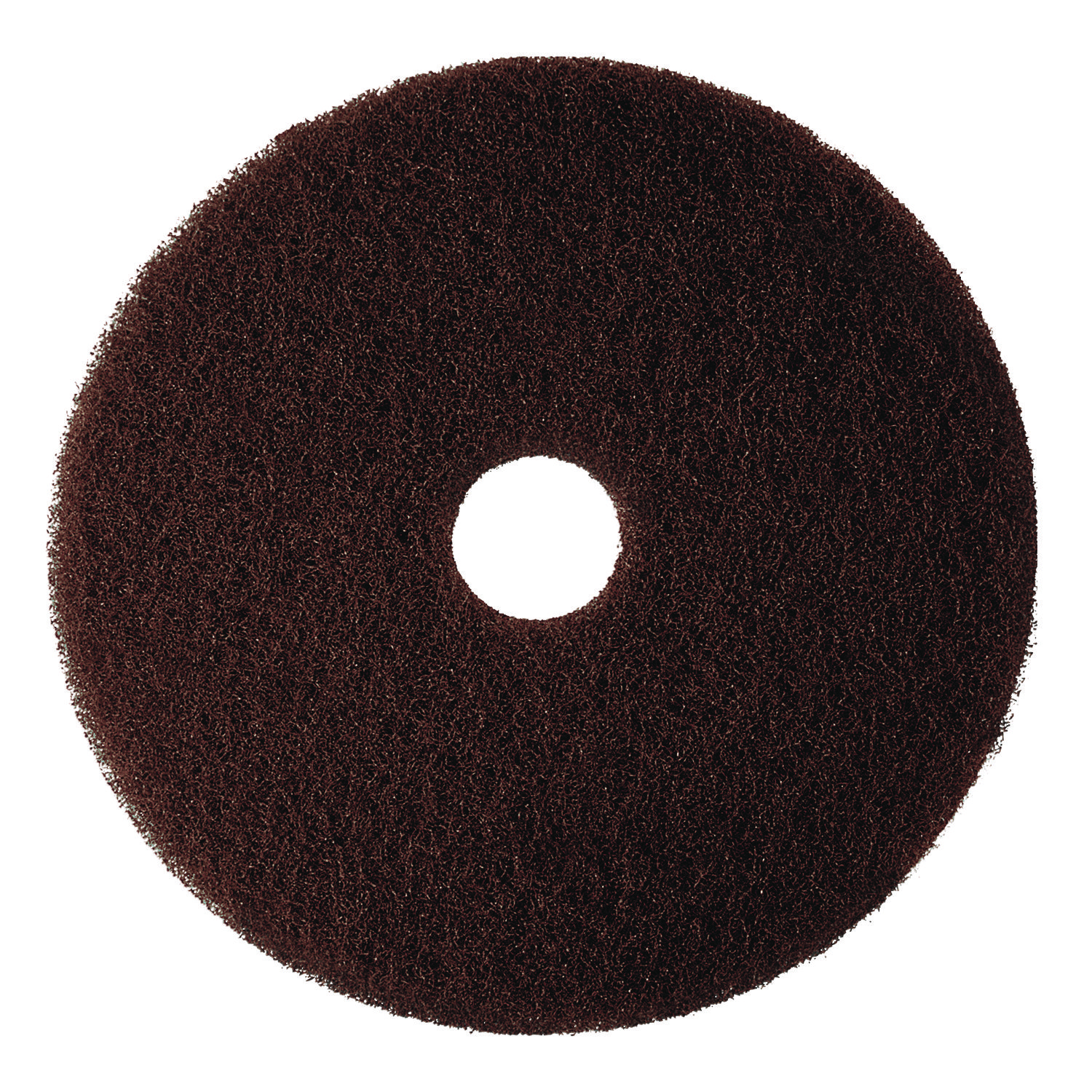 Low-Speed High Productivity Floor Pads 7100, 14" Diameter, Brown, 5/Carton