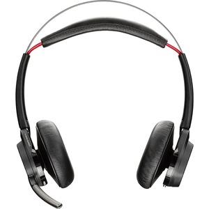 HP Poly Voyager Focus 2 Headset - Stereo - USB Type A, Micro USB - Wired/Wireless - Bluetooth - 164 ft - 20 Hz - 20 kHz - On-ear - Binaural - Ear-cup - 4.92 ft Cable - Electret Condenser, MEMS Technology Microphone - Noise Canceling - Black