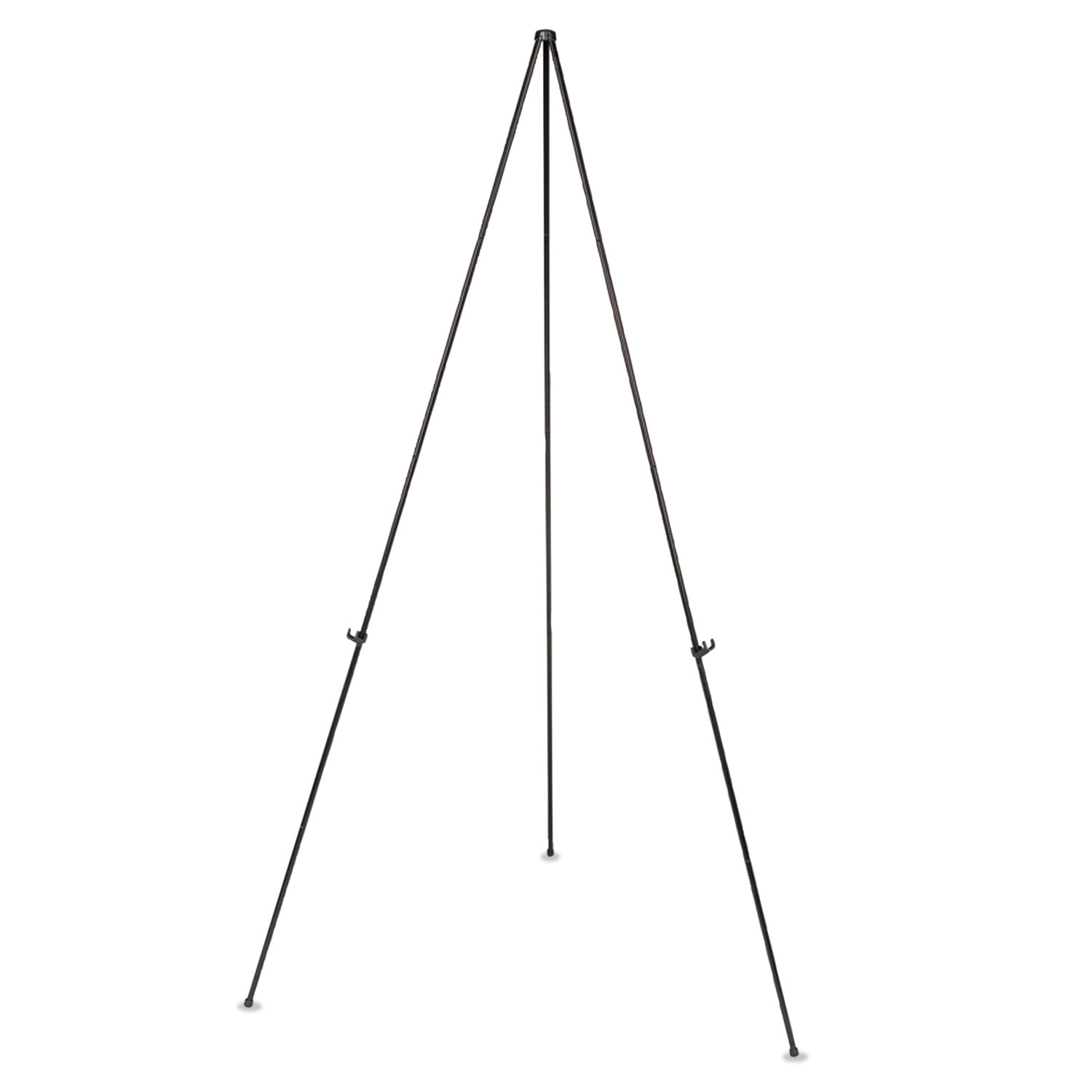 Lightweight Instant Easel, 61.5" Tall, Metal, Black