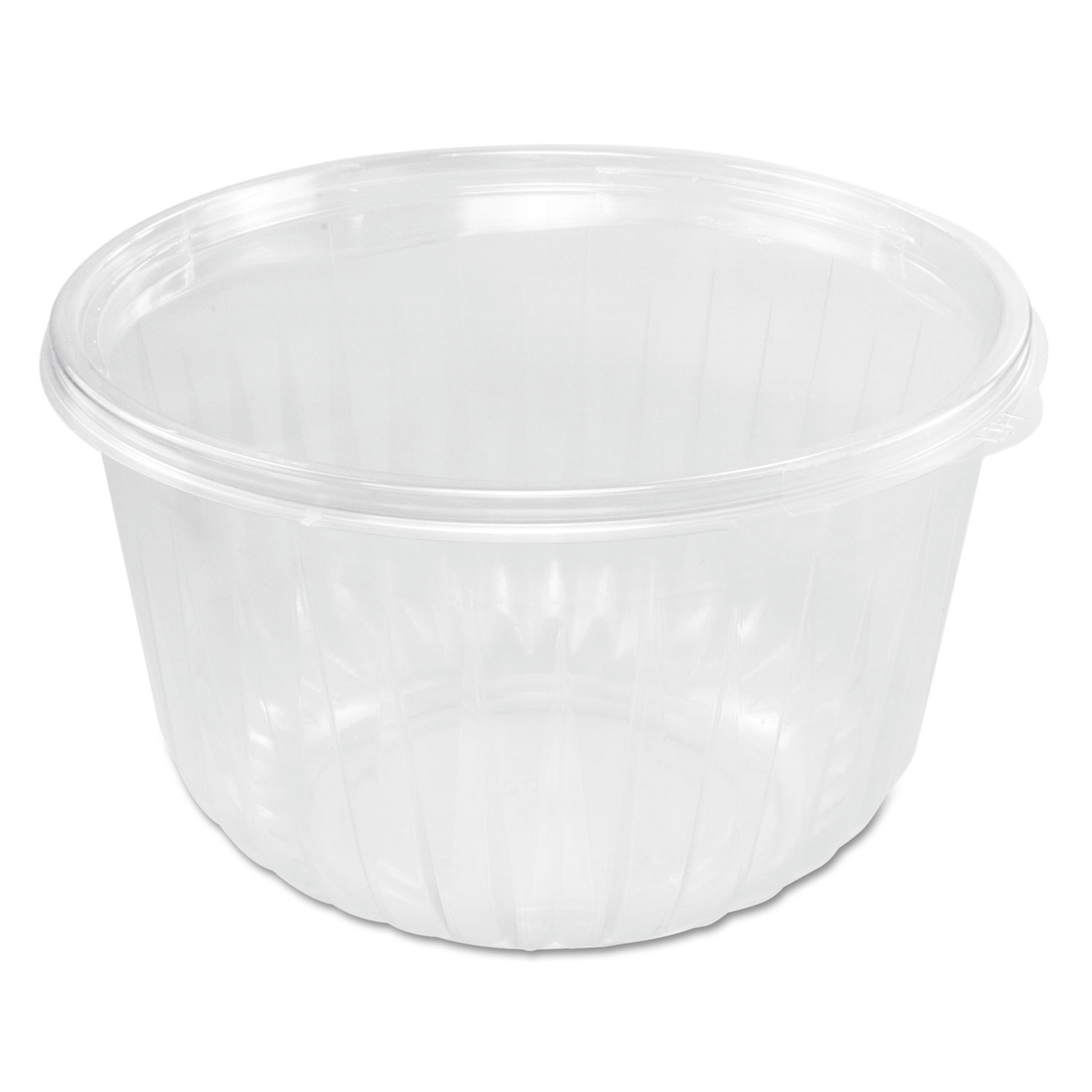 PresentaBowls Clear Bowls, 64 oz, Plastic, 63/Bag, 252/Carton
