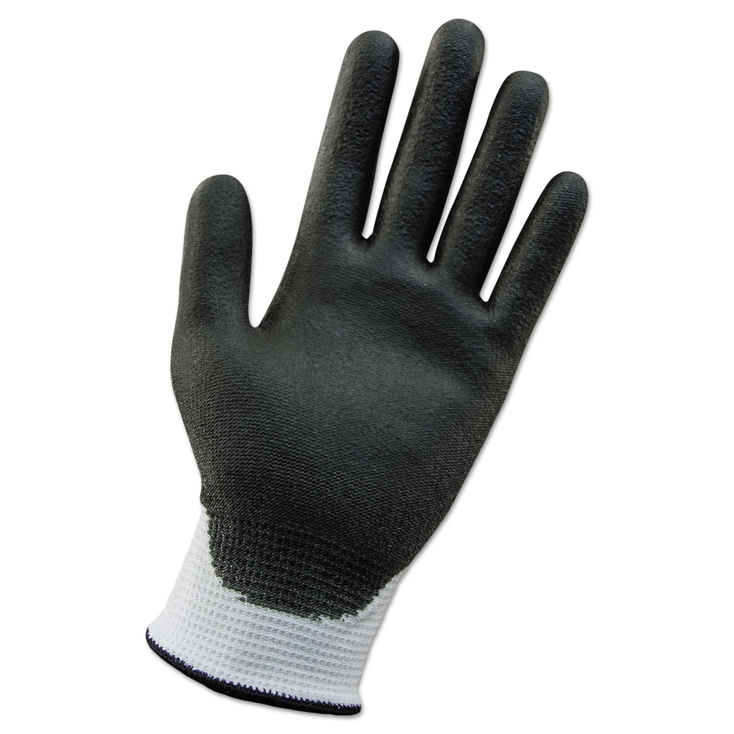 G60 ANSI Level 2 Cut-Resistant Gloves, EN388: 4343, 8.86" Long, Medium (Size 8), White/Black, 12 Pairs/Carton