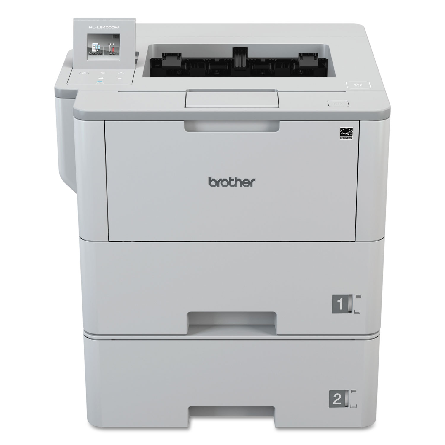 HLL6400DWT Business Laser Printer with Dual Trays for Mid-Size Workgroups with Higher Print Volumes