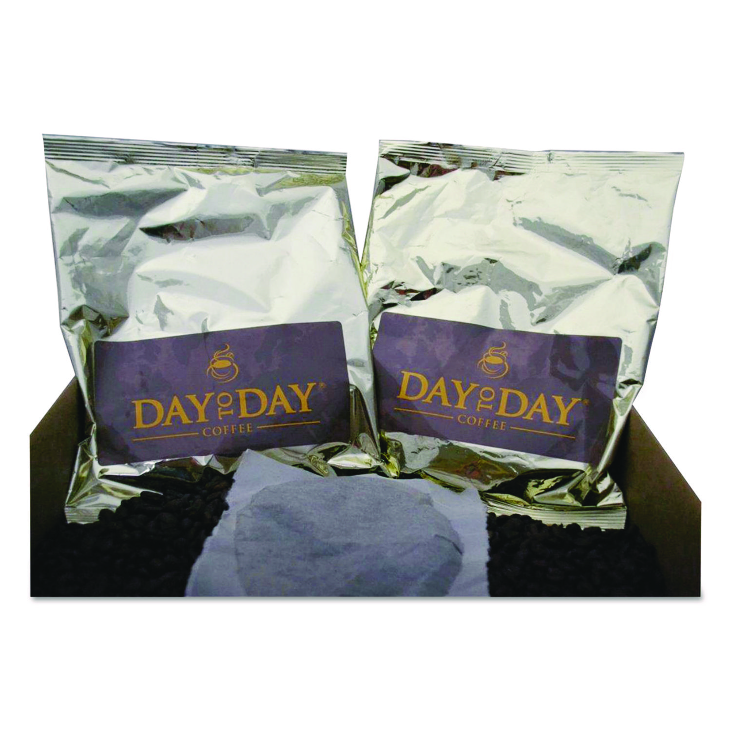 100% Pure Coffee, Dark Roast, 1.5 oz Bag, 36/Carton