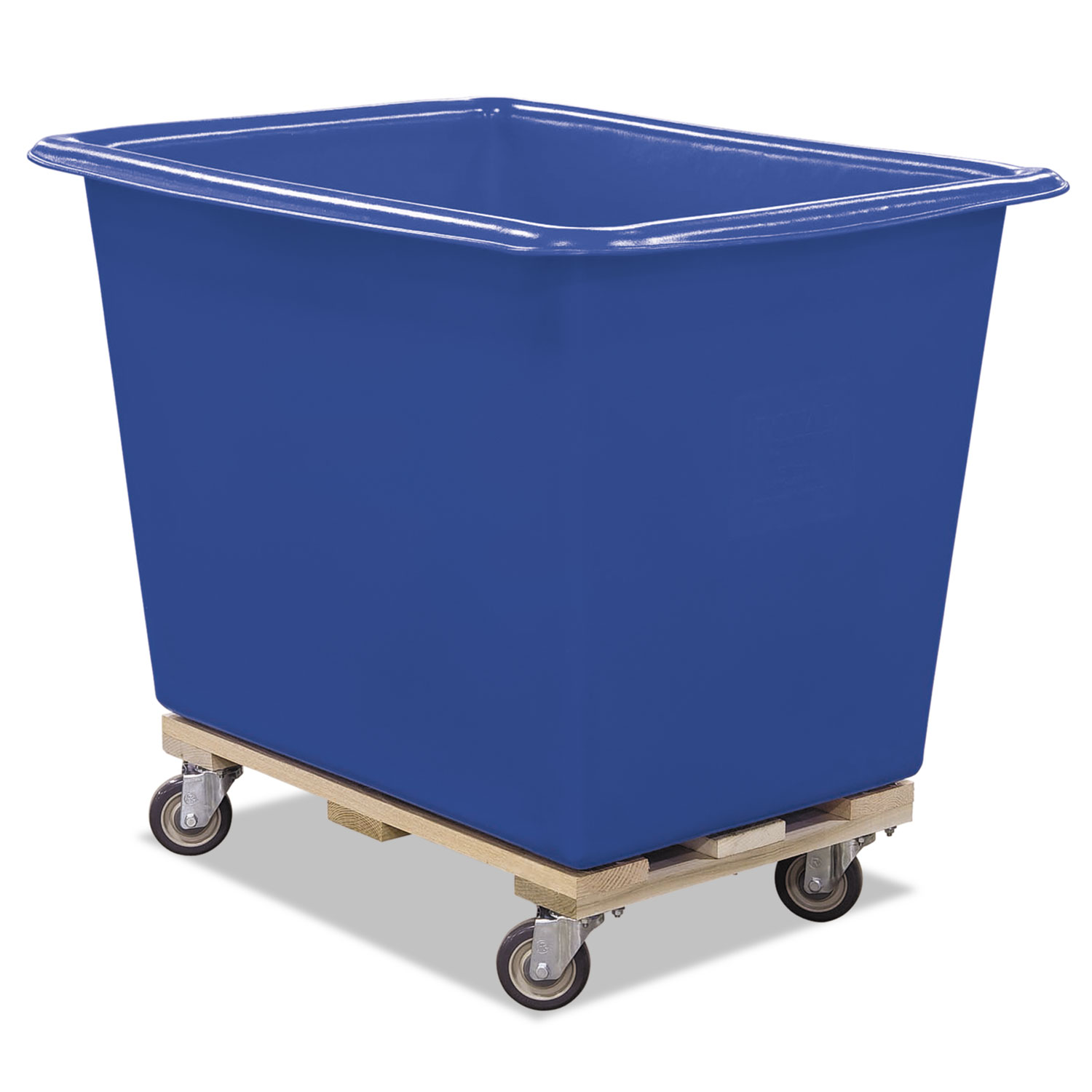 Poly Truck, (6-Bushel) 7.47 cu ft, Kiln-Dried Hardwood/Polyethylene, Blue/Natural