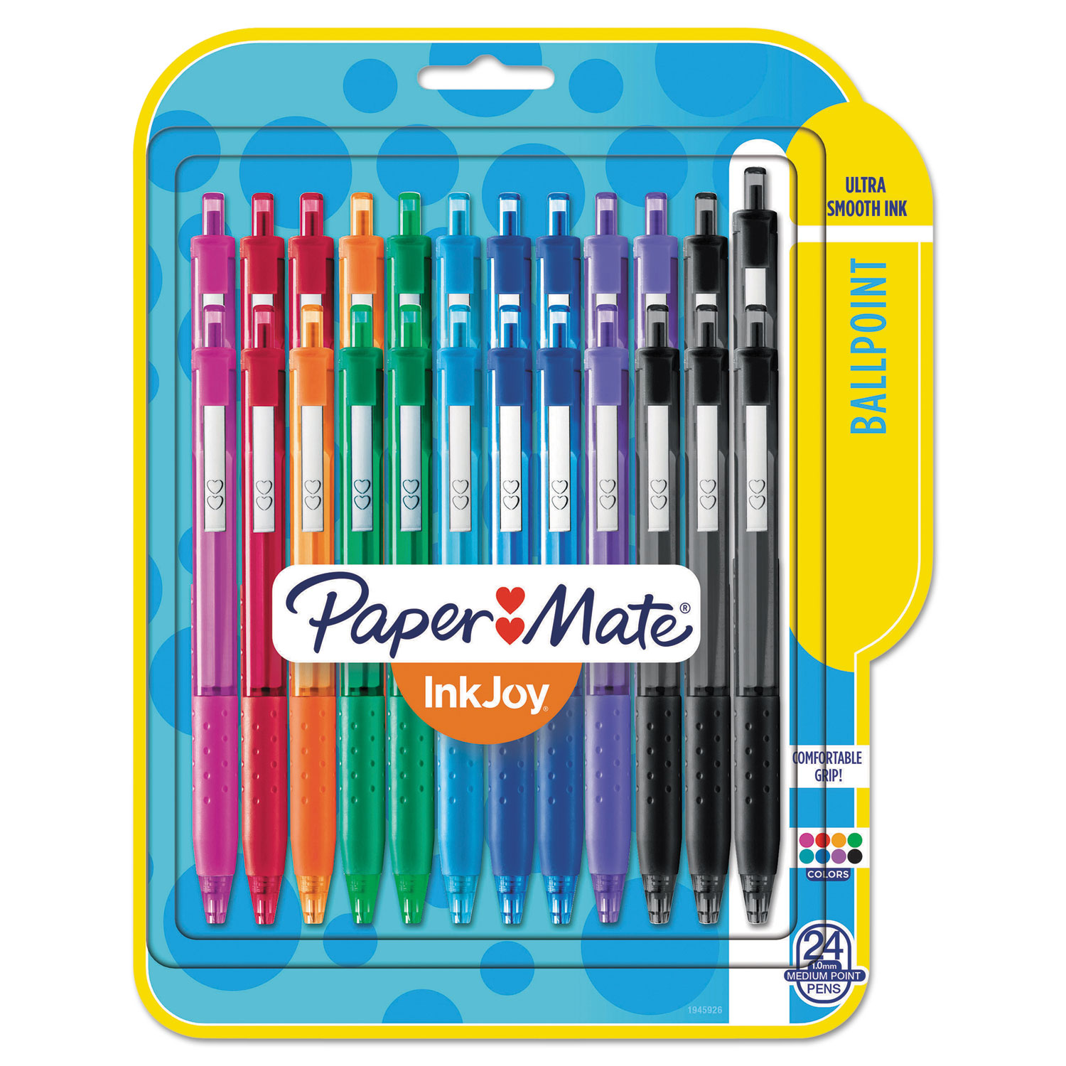InkJoy 300 RT Ballpoint Pen, Retractable, Medium 1 mm, Assorted Ink and Barrel Colors, 24/Pack