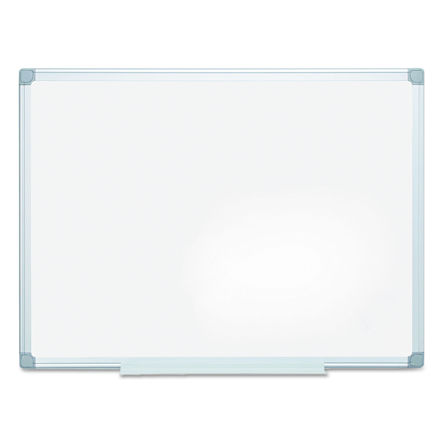 Earth Silver Easy Clean Dry Erase Boards, 48" x 36", White Surface, Satin Aluminum Frame