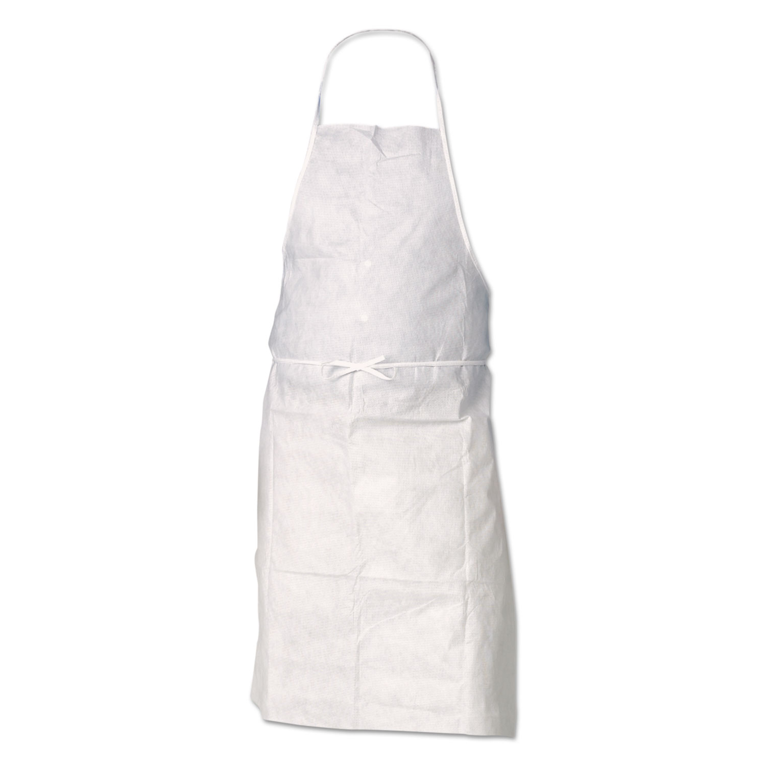 A20 Breathable Particle Protectioin Apron 36550, MICROFORCE Barrier SMS Fabric,  One Size Fits Most, White