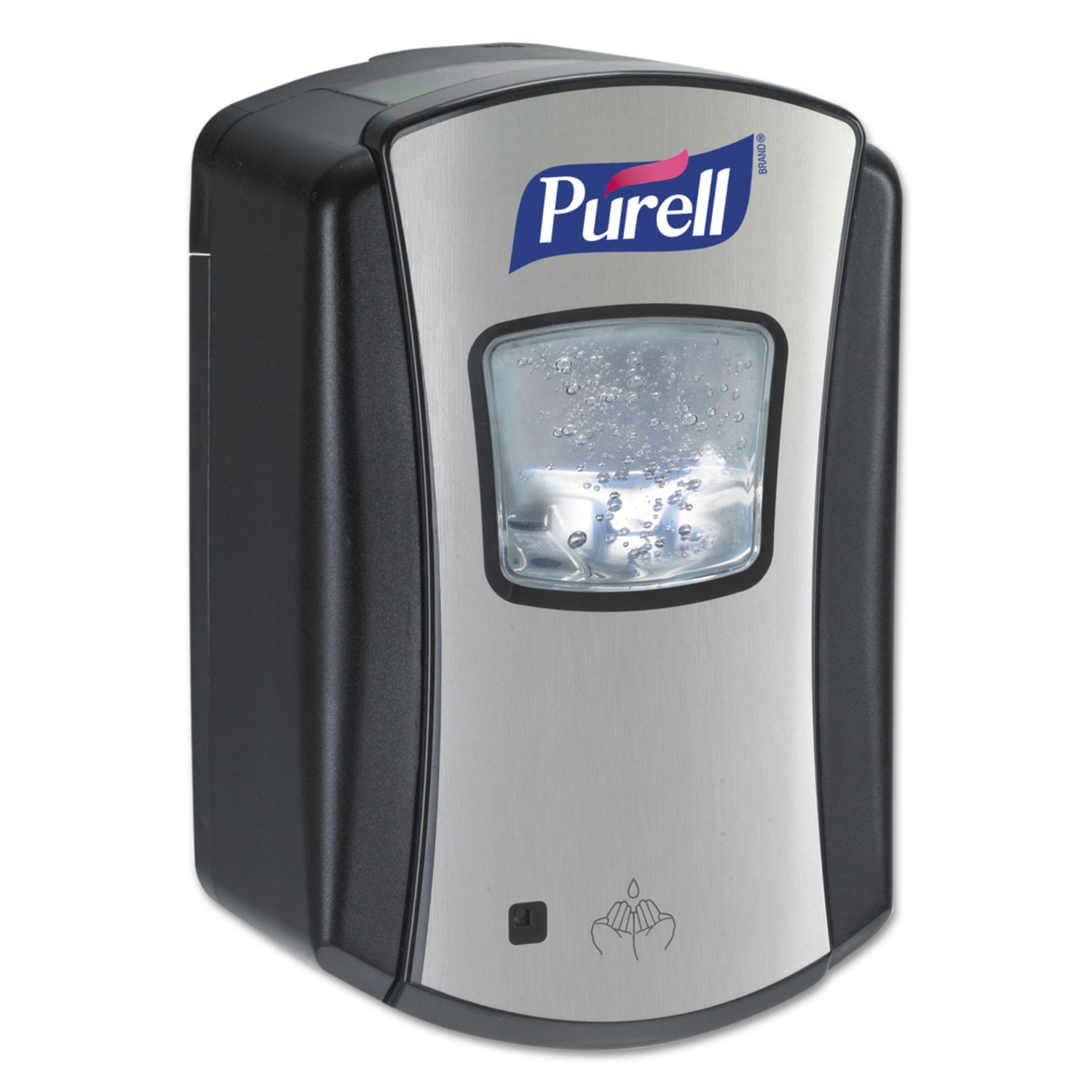 LTX-7 Touch-Free Dispenser, 700 mL, 5.75 x 4 x 4.88, Chrome/Black, 4/Carton
