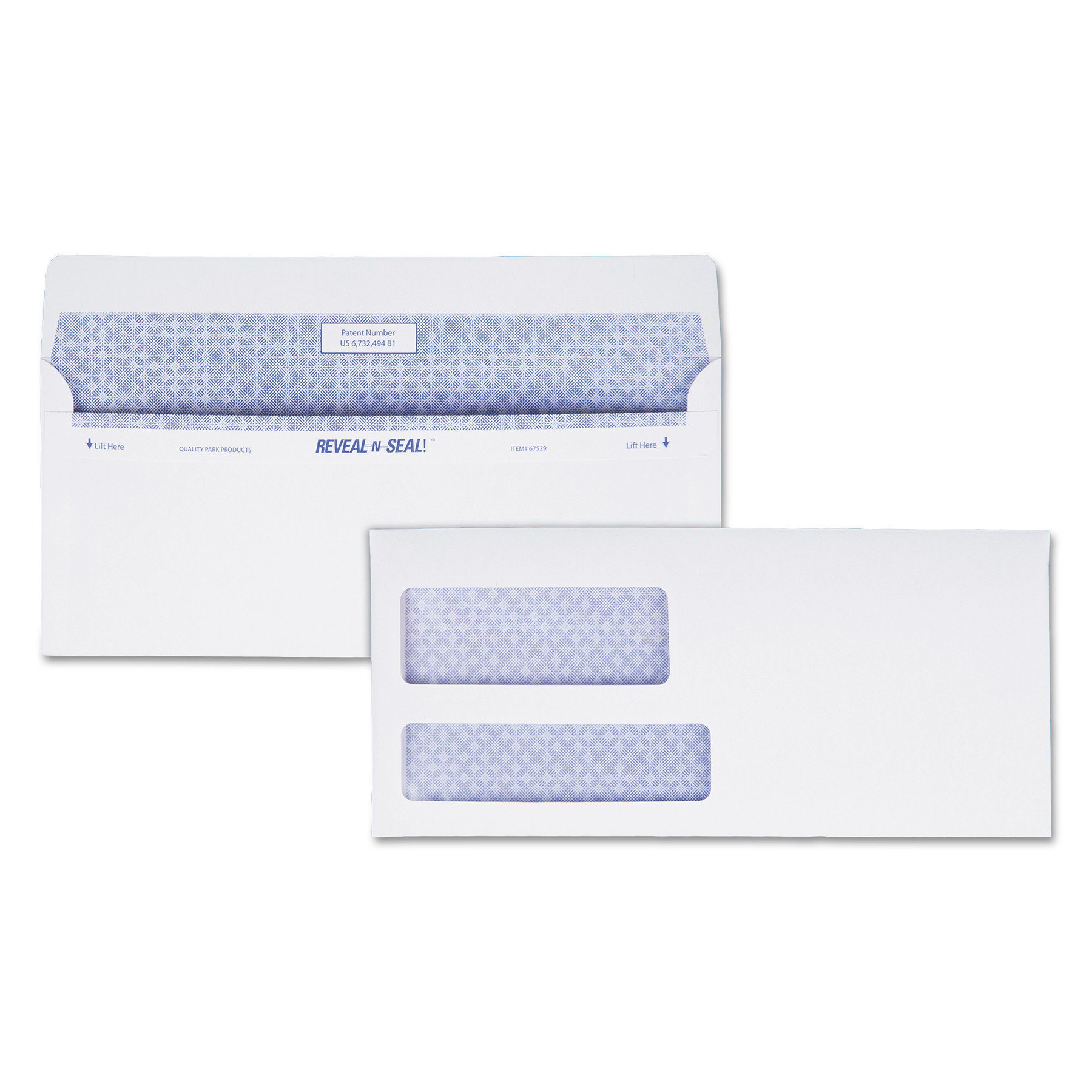 QUA67529 - Reveal-N-Seal Envelope, #9, Commercial Flap, Self-Adhesive ...