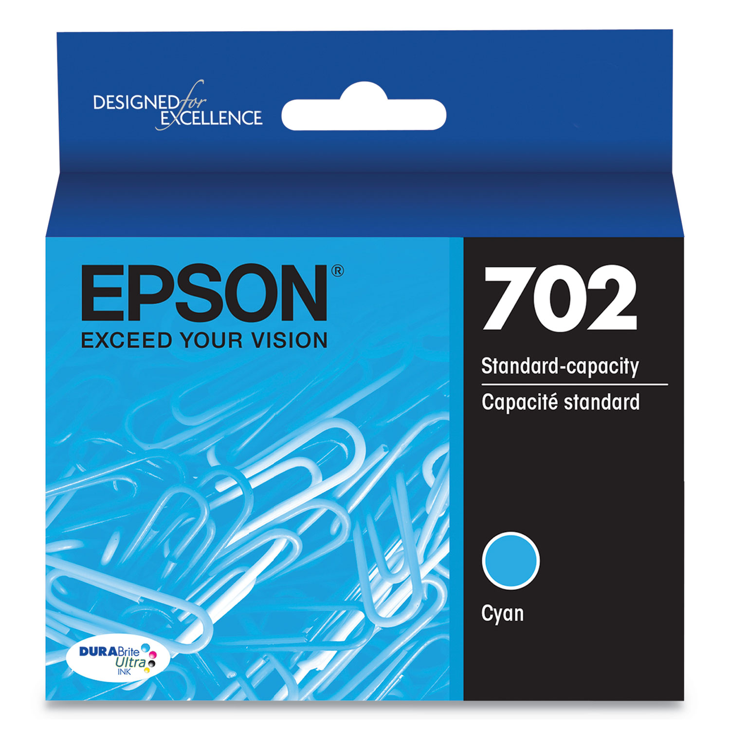 T702220-S (702) DURABrite Ultra Ink, 300 Page-Yield, Cyan