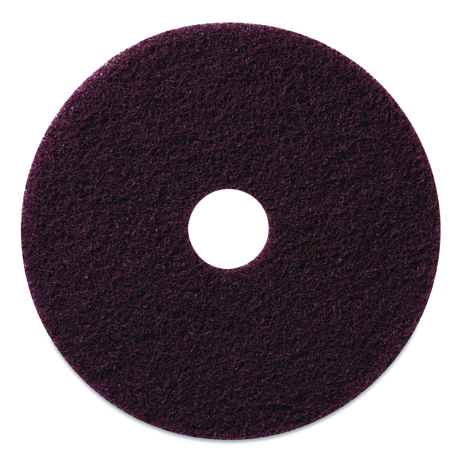 Stripping Pad, 20" Diameter, Burgundy, 5/Carton
